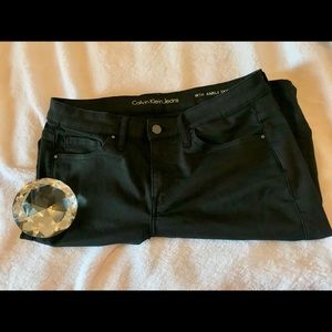 Black Calvin Klein Ankle Skinny Jeans